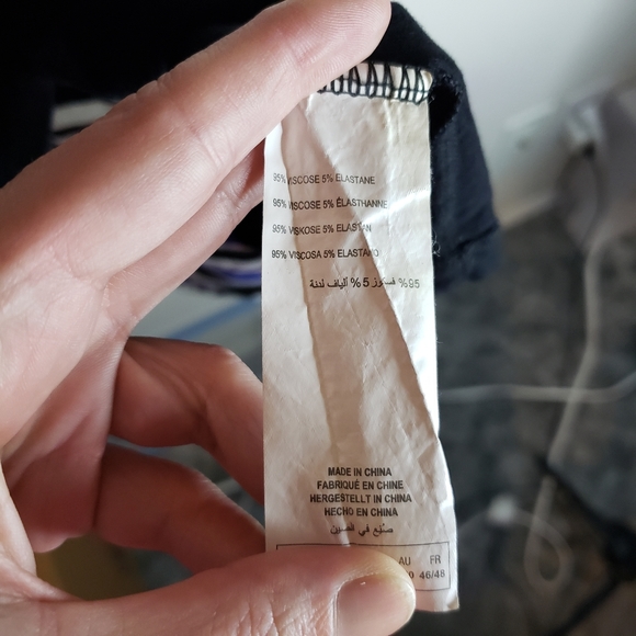 Michel studio striped strappy tunic length sleeveless top - Picture 9 of 9